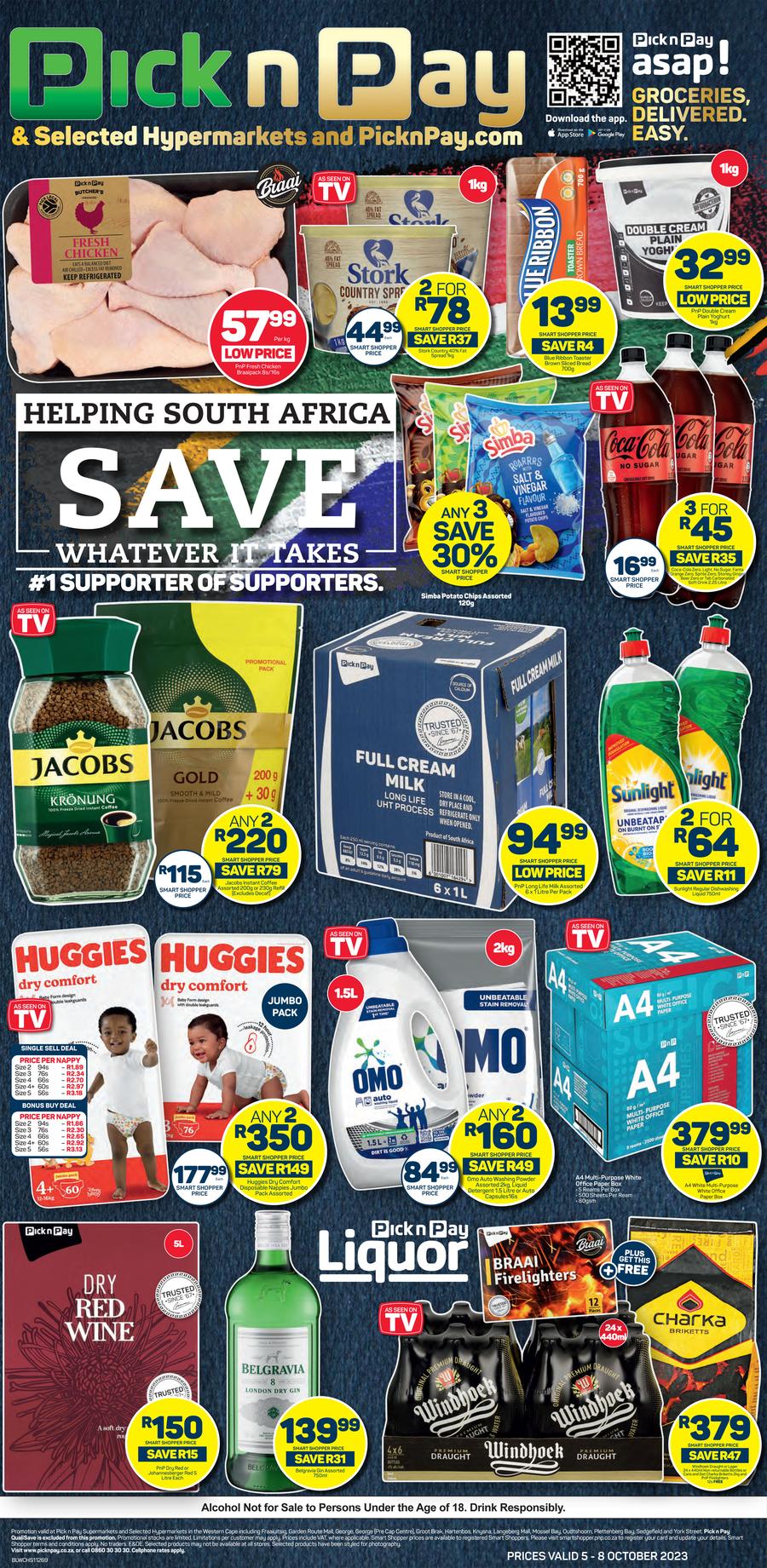 Pick n Pay Western Cape : Specials (05 October - 08 October 2023) —  m.