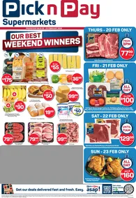 Pick n Pay Western Cape : Our Best Weekend Winners (20 February - 23 February 2025)