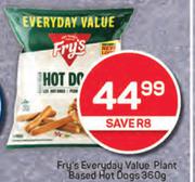 Fry's Everyday Value Plant Based Hot Dogs-360g