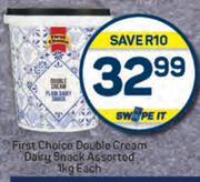 First Choice Double Cream Dairy Snack Assorted-1Kg Each