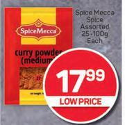 Spice Mecca Spice Assorted-25-100g Each