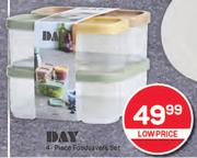  Day 4 Piece Food Savers Set