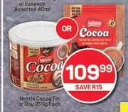 Nestle Cocoa Tin Or Doy-250g Each