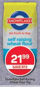 Snowflake Self Raising Wheat Flour-1Kg