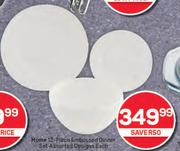 Home 12 Piece Embossed Dinner Set-Each