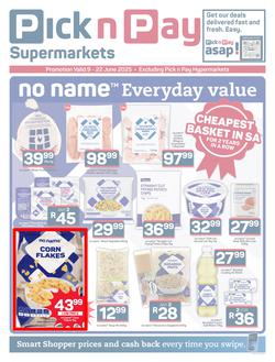 Pick n Pay Western Cape : No Name Specials (09 June - 22 June 2025), page 1