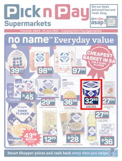 Pick n Pay Western Cape : No Name Specials (09 June - 22 June 2025), page 1
