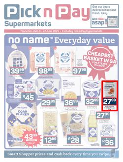 Pick n Pay Western Cape : No Name Specials (09 June - 22 June 2025), page 1