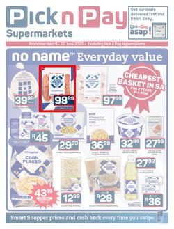 Pick n Pay Western Cape : No Name Specials (09 June - 22 June 2025), page 1