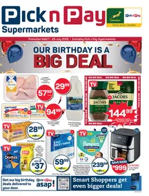 Pick n Pay Western Cape : Birthday Specials (07 July - 23 July 2025)
