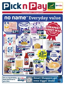 Pick n Pay Western Cape : No Name Specials (04 August - 24 August 2025)