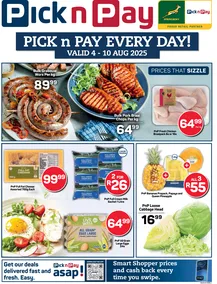 Pick n Pay Western Cape : Weekly Specials (04 August - 10 August 2025)