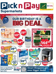 Pick n Pay KwaZulu-Natal : Birthday Specials (07 July - 23 July 2025)