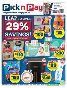 Pick n Pay Kwa-Zulu Natal : Leap Year Specials (29 February - 03 March 2024)