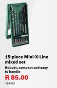Bosch 15 Piece Mini X Line Mixed Set