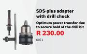 Bosch SDS Plus Adapter With Drill Chuck