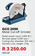 Bosch GCO 2000 Metal Cut Off Grinder