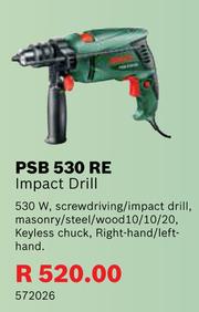 Bosch psb 530 clearance re price