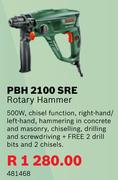 Bosch PBH 2100 SRE Rotary Hammer