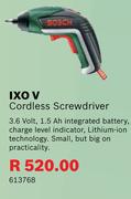 Bosch IXO V Cordless Screwdriver
