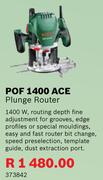 Bosch POF 1400 ACE Plunge Router