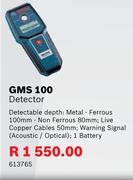 Bosch GMS 100 Detector