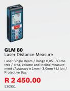 Bosch GLM 80 Laser Distance Measure