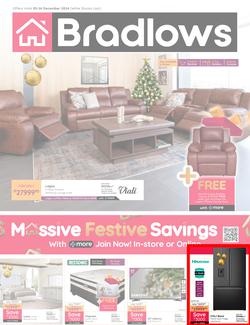 Bradlows : Massive Festive Savings (03 December - 26 December 2024), page 1