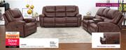 Lincoln 3 Piece 3 Action Reclining Lounge Suite