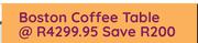 Boston Coffee Table