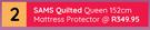 Sleepmasters SAMS Quilted Queen 152cm Mattress Protector
