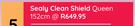 Sealy Clean 152cm Shield Queen