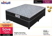 Cozy Nights Serenity Queen 152cm Base Set