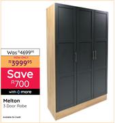 Melton 3 Door Robe