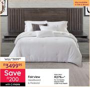 Fairview Headboard & Pedestals
