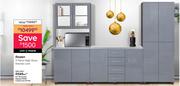 Rozen 3 Piece High Gloss Kitchen Unit