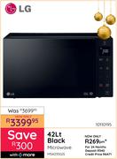 LG 42Ltr Black Microwave MS4235GIS