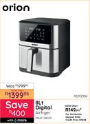 Orion 8Ltr Digital Airfryer ORAF-0802D