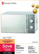 Russell Hobbs 20Ltr Metallic Microwave RHMA20L