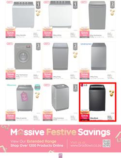 Bradlows : Massive Festive Savings (03 December - 26 December 2024), page 27