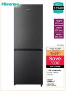 Hisense 223Ltr Metallic Fridge Freezer H310BIT