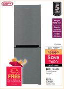 Defy 228Ltr Metallic Fridge Freezer DAC447