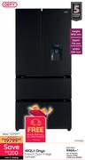 Defy 492Ltr Onyx French Door Fridge DFF440