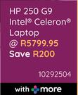 HP 250 G9 Intel Celeron Laptop 10292504