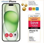 iPhone 15 128GB Smartphone 10293077