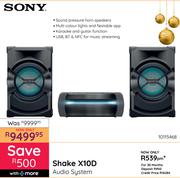 Sony Shake X10D Audio System 10115468