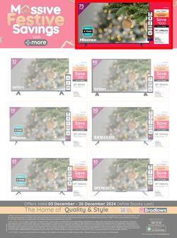 Bradlows : Massive Festive Savings (03 December - 26 December 2024), page 32