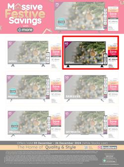 Bradlows : Massive Festive Savings (03 December - 26 December 2024), page 32