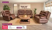 Chicago 3 Piece 3 Action Reclining Lounge Suite