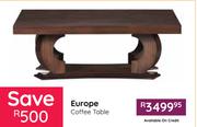 Europe Coffee Table
